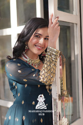 πΈ Embroidered Glam with Tabby Silk Touch - Special Designer Gown